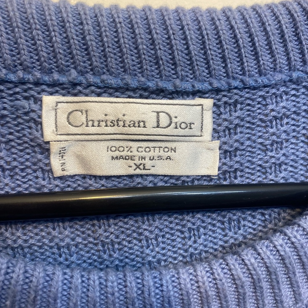 Vintage Christian Dior Knitted Sweater size XL